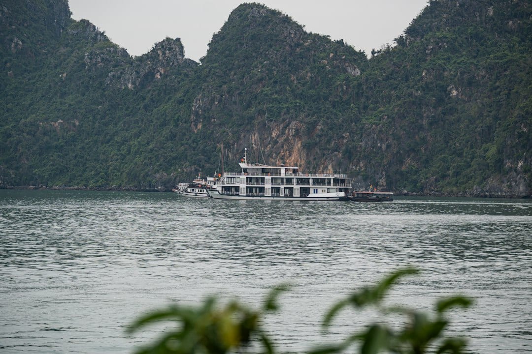 Cruise ship buffet with international and Asian dishes