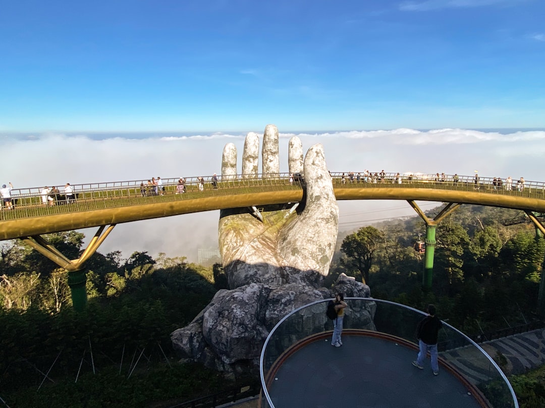 Golden Bridge at Bana Hills Danang Vietnam