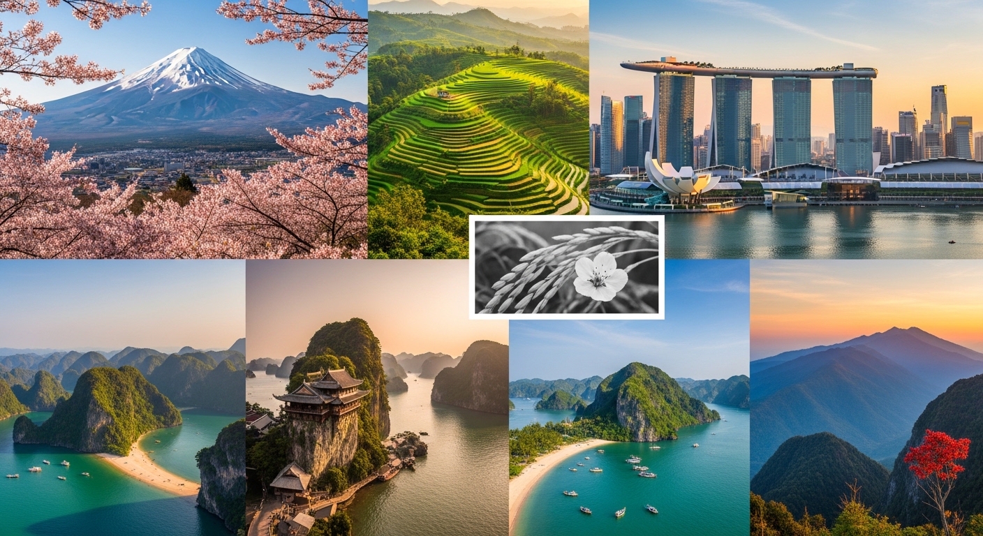 Beautiful Asian travel destinations