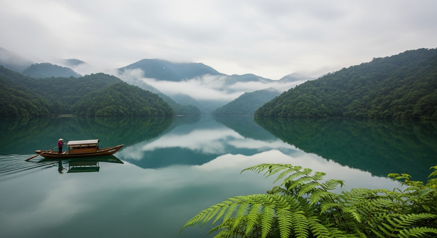 Sun Moon Lake scenic view
