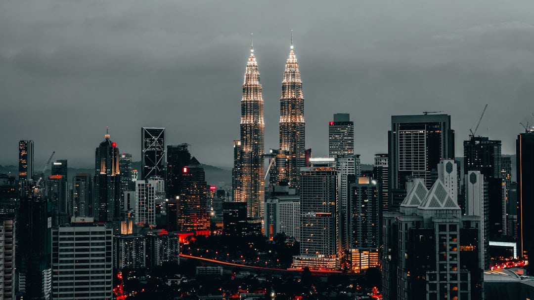 Kuala Lumpur skyline with Petronas Towers