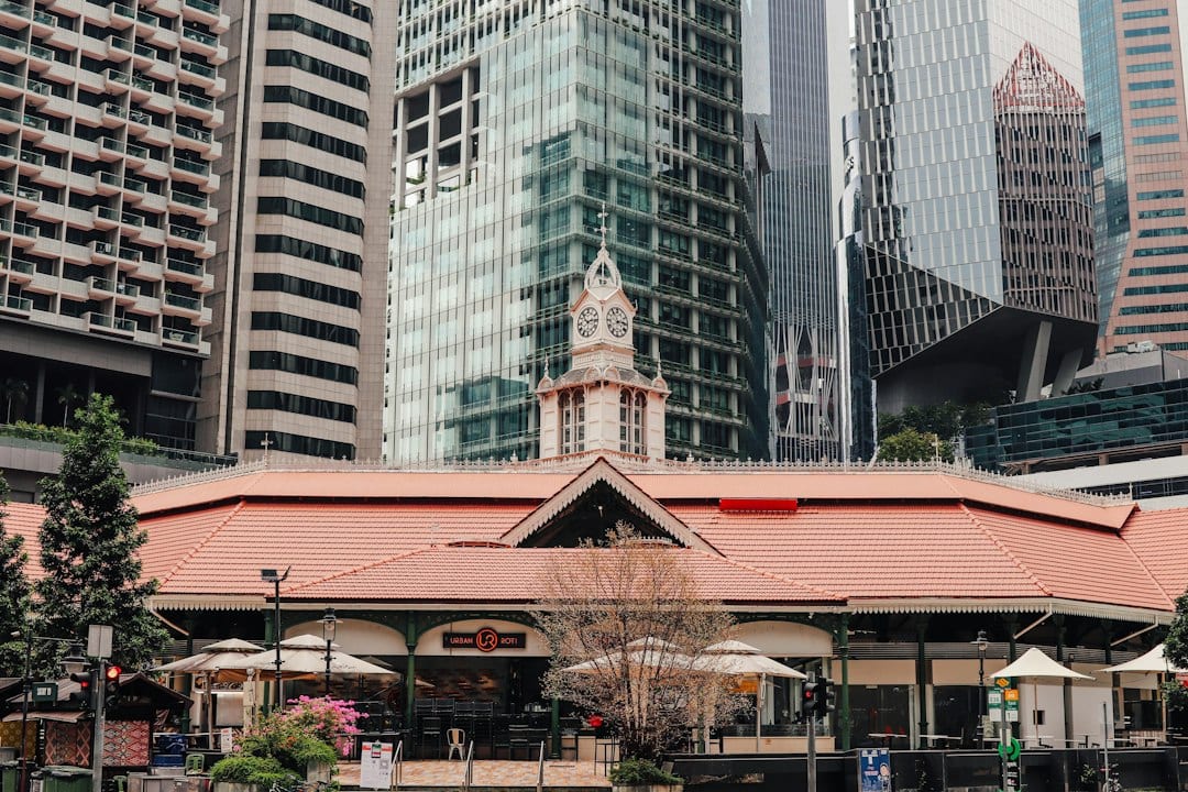 Lau Pa Sat historic food hall in Singapore