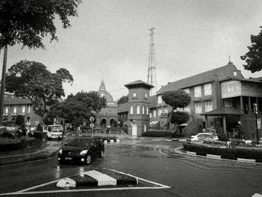 Historic Christ Church and Dutch Square in Malacca