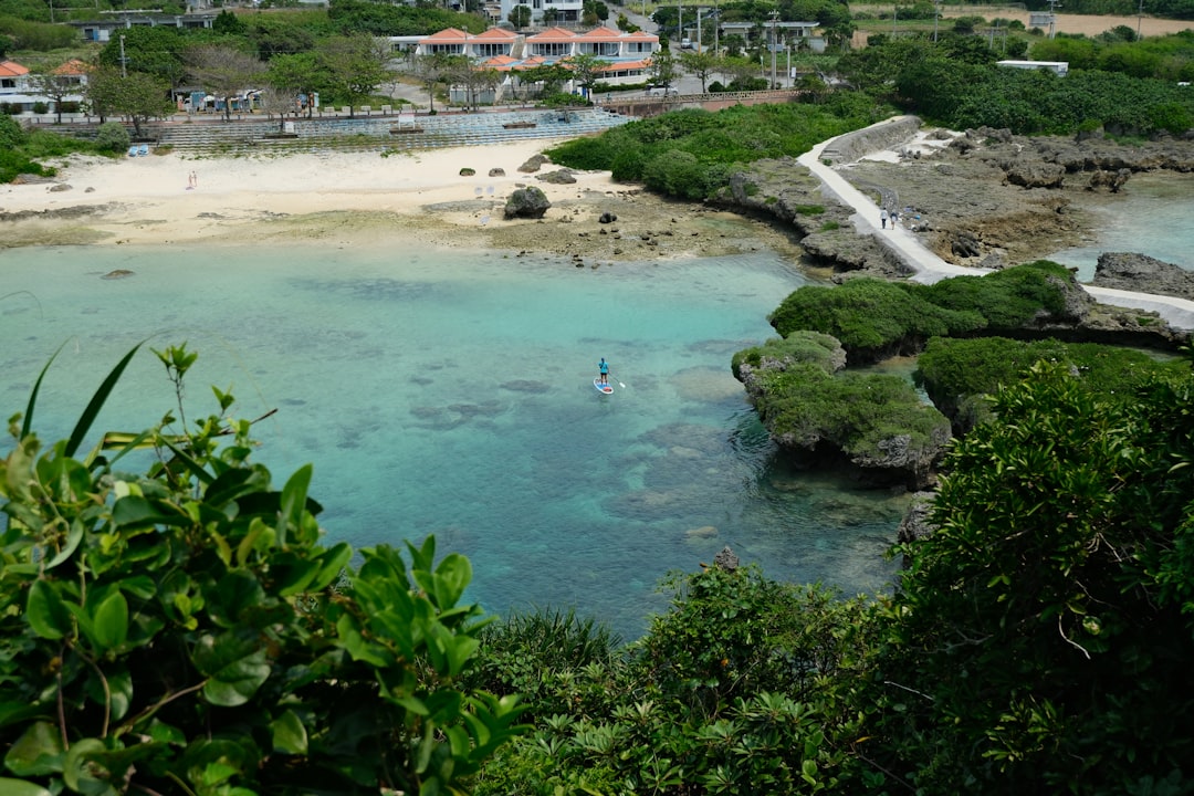Miyakojima tropical beach with crystal clear turquoise waters