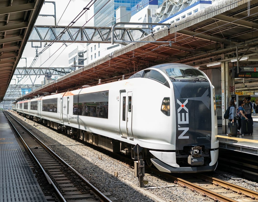 Narita Express train at Tokyo Station platform
