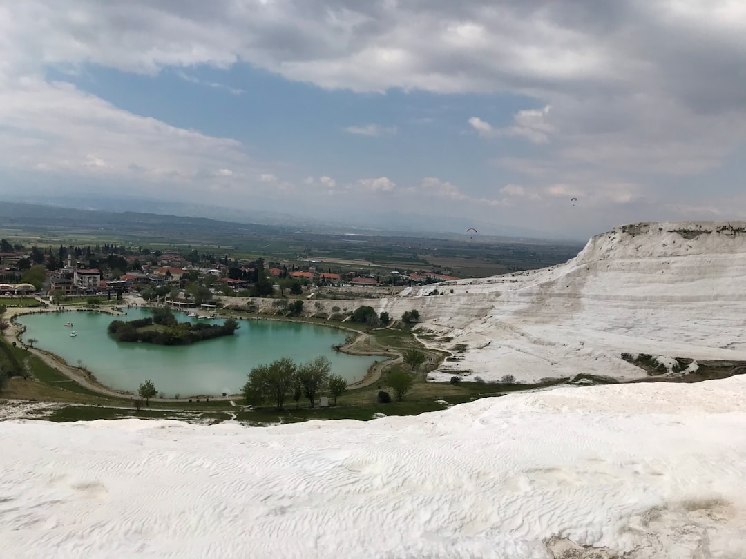 Pamukkale's stunning white calcium terraces with thermal pools