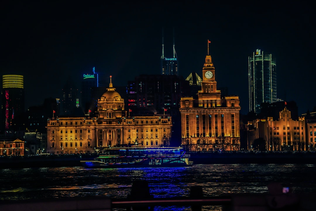 Shanghai skyline with the Bund waterfront and modern skyscrapers