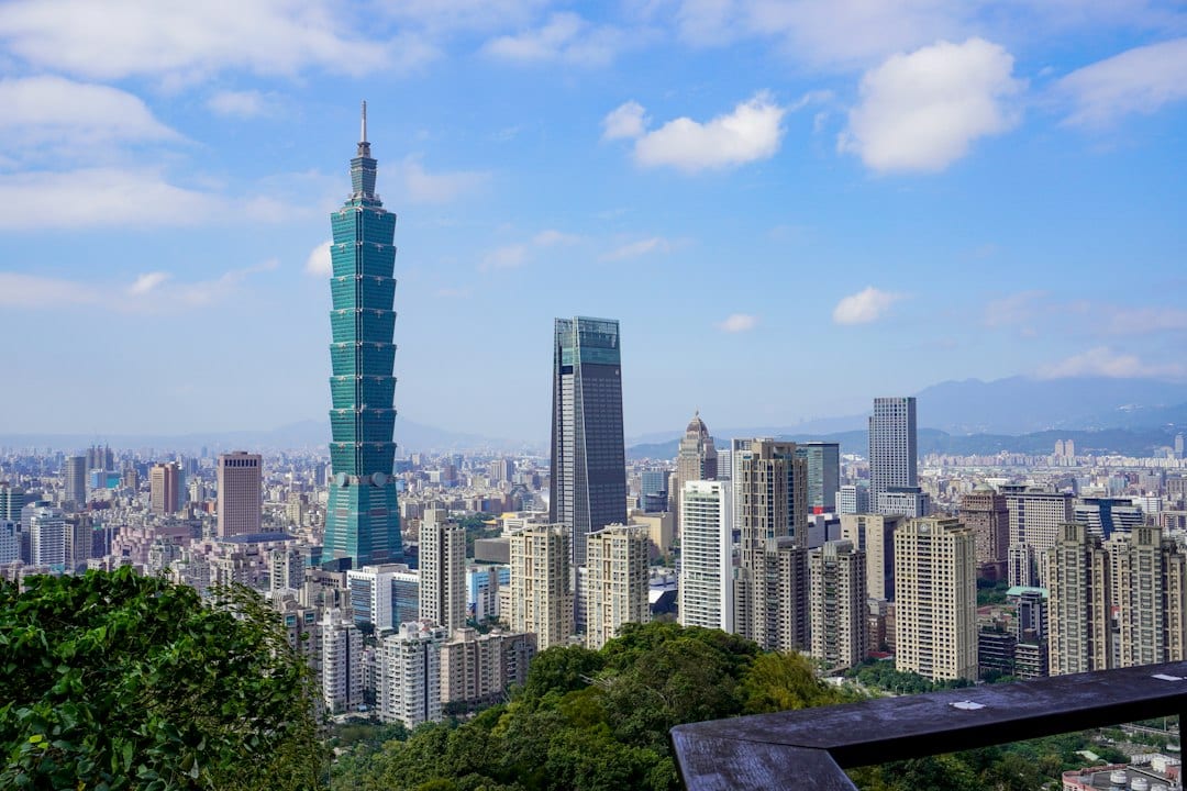 Taipei 101 and Taipei skyline, Taiwan cruise port destination