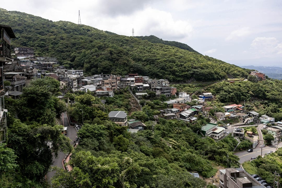 Scenic mountain village landscape in Taiwan representing indigenous cultural regions