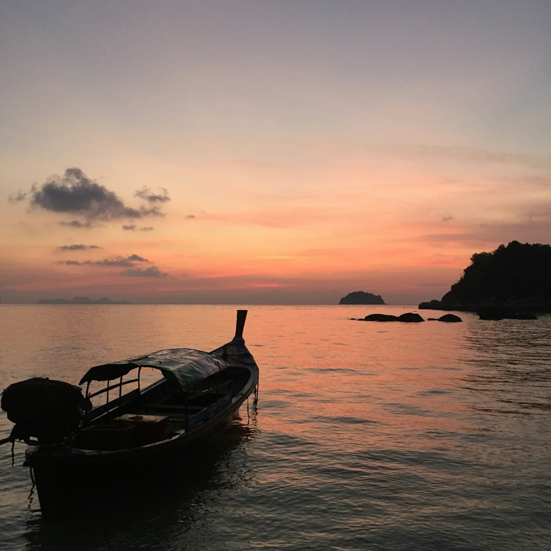 Lamai Beach sunset in Koh Samui