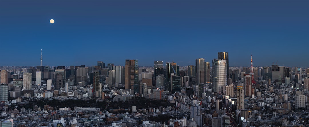 Tokyo cityscape at night