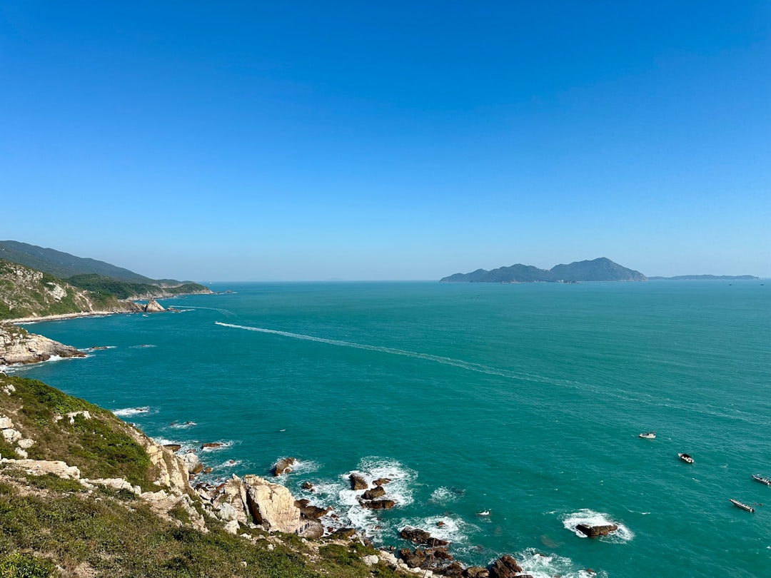 Xiamen coastal city view